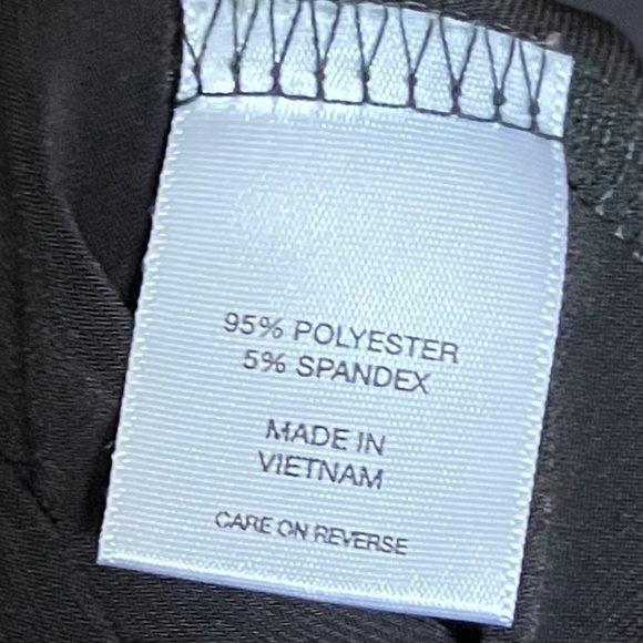 Dark Blue Gathered Fitted Neck Sleeveless Blouse - Picture 3 of 5